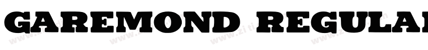 Garemond Regular字体转换